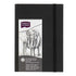 Derwent Academy Visual Art Diary Hardcover Sketch Book, Elastic Closure and Perforated Pages 128 Pages (A3 Portrait)