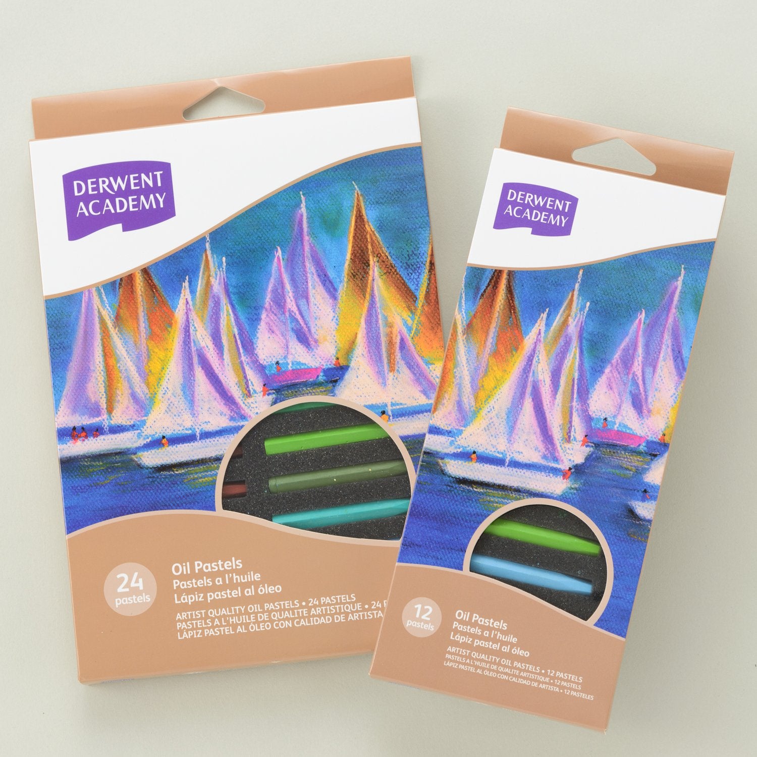 Derwent Academy Oil Pastels (Set of 12)
