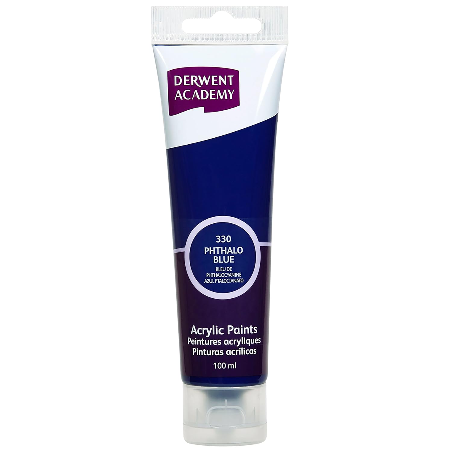 Derwent Academy Acrylic Paints Pthalo Blue Large 100ml