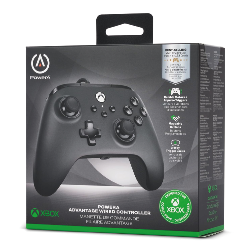 PowerA Advantage Wired Controller for Xbox Series X|S - Black (Officially Licensed)