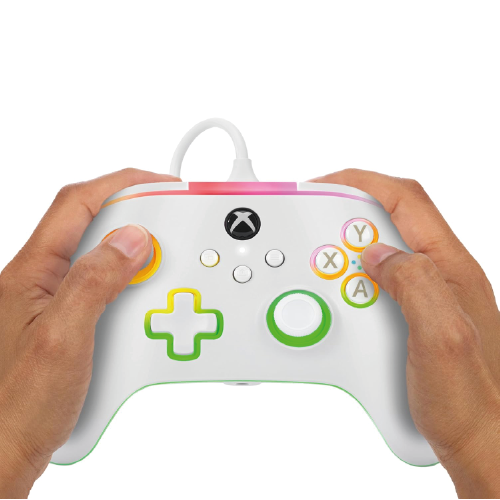 PowerA Advantage Wired Controller for Xbox Series X|S with Lumectra - White