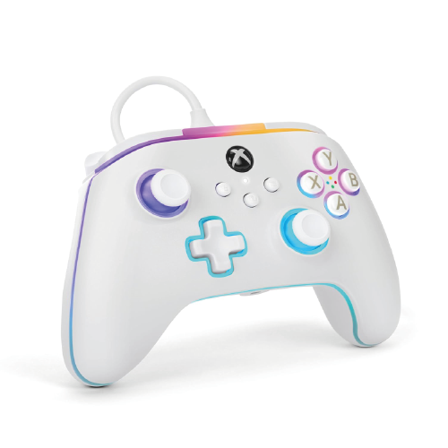 PowerA Advantage Wired Controller for Xbox Series X|S with Lumectra - White