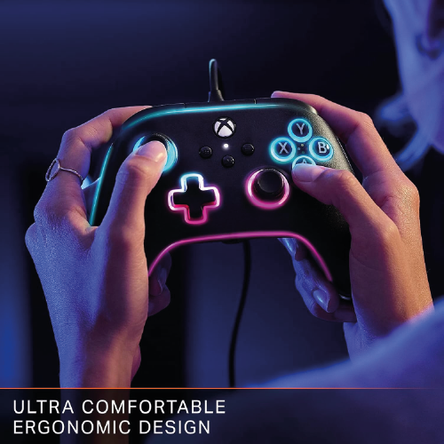 PowerA Advantage Wired Controller for Xbox Series X|S with Lumectra - White