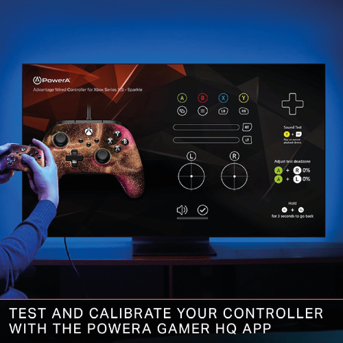 PowerA Advantage Wired Controller for Xbox Series X|S with Lumectra - White