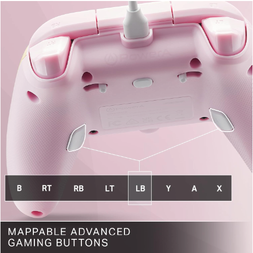 PowerA Advantage Wired Controller for Xbox Series X|S - Pink Lemonade